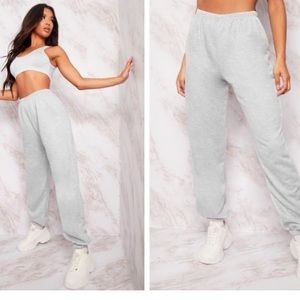PrettyLittleThing Basic Grey Joggers